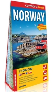  XXX - Norvège (Ang) 1/100.000 (carte grand format laminée).