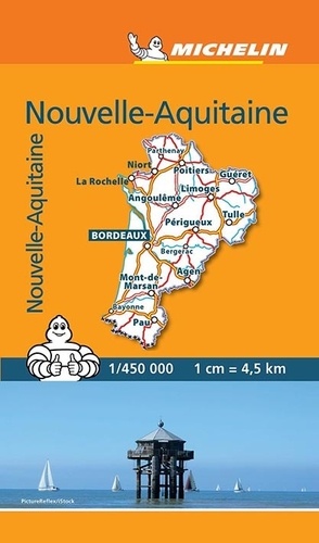 Nouvelle-Aquitaine. 1/450 000