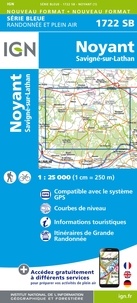  IGN - Noyant, Savigné-sur-Lathan - 1/25 000.