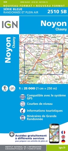 Noyon, Chauny. 1/25 000