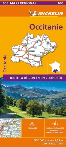  Michelin - Occitanie - 1/450 000.