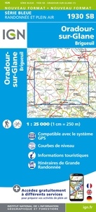  IGN - Oradour-sur-Glane, Brigueuil - 1/25 000.