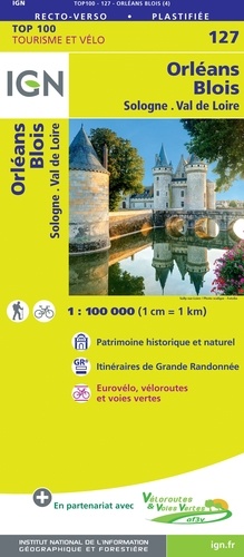 Orléans, Blois. 1/100 000