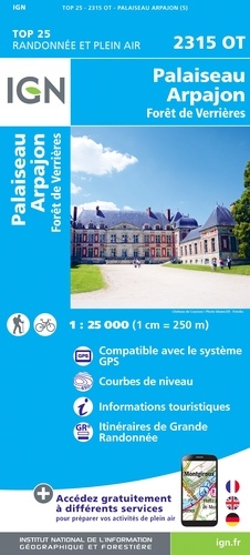 Palaiseau Arpajon. 1/25 000