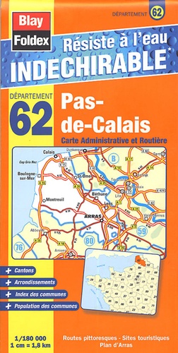  Blay-Foldex - Pas-de-Calais - 1/180 000.