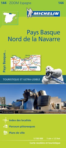  Michelin - Pays Basque - Nord de la Navarre - 1/150 000.