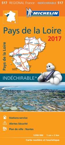  Michelin - Pays de la Loire - 1/200 000.