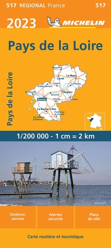 Pays de la Loire. 1/200 000  Edition 2023