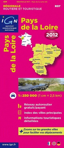  IGN - Pays de la Loire - 1/250 000.