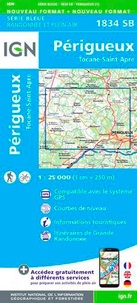  IGN - Périgueux, Tocane-Saint-Apre - 1/25 000.