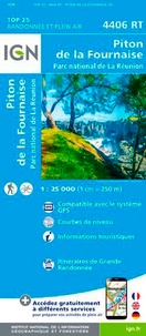  IGN - Piton de la Fournaise, Parc national de La Réunion - 1/25 000.
