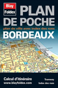 Plan de poche, ville de Bordeaux