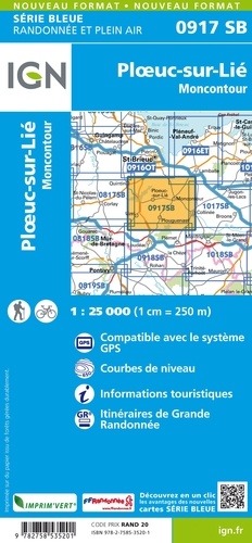 Ploeuc-sur-Lié, Moncontour. 1/25 000