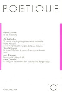 Gérard Genette et Cécile Cavillac - Poétique N° 101 / 1995-2 : .