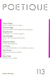 Poétique N° 113