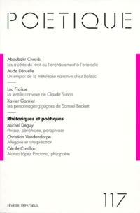 Rhétoriques et poétiques
