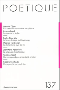 Poétique N° 137