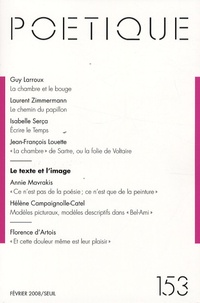 Guy Larroux et Laurent Zimmermann - Poétique N° 153 : .