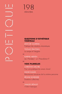 Poétique N° 198