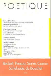  Seuil - Poétique N° 91 : Beckett, Pessoa, Sartre, Camus, Schehadé, du Bouchet.