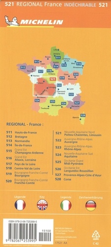 Poitou-Charentes, Limousin. 1/200 000  Edition 2022
