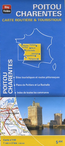  Blay-Foldex - Poitou Charentes - 1/200 000.