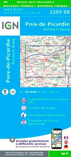 Poix-de-Picardie, Hornoy-le-Bourg. 1/25 000