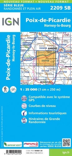 Poix-de-Picardie, Hornoy-le-Bourg. 1/25 000