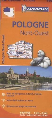  Michelin - Pologne Nord-Ouest - 1/300 000.