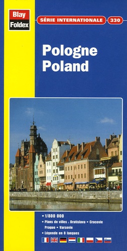  Blay-Foldex - Pologne Poland - 1/800 000.