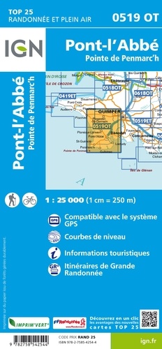 Pont-l'Abbé, Pointe de Penmarc'h. 1/25 000