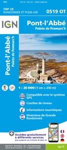  IGN - Pont-l'Abbé, Pointe de Penmarc'h - 1/25 000.