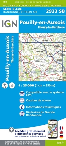 Pouilly-en-Auxois Thoisy-la-Berchère. 1/25 000
