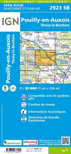 Pouilly-en-Auxois Thoisy-la-Berchère. 1/25 000