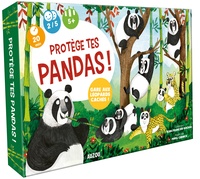 Jean-François Rochas et Pippa Curnick - Protège tes pandas ! - Avec 12 pandas en bois, 30 jetons, 25 cartes.