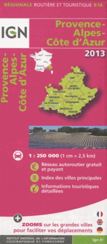  IGN - Provence-Alpes-Côte d'Azur - 1/250 000.