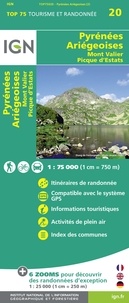  IGN - Pyrénées Ariégeoises - 1/75 000.