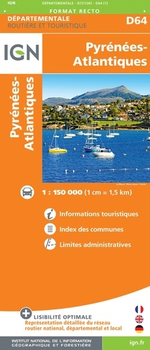 Pyrénées-Atlantiques. 1/150 000