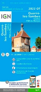  IGN - Quarré-les-Tombes Saulieu PNR du Morvan - 1/25 000.