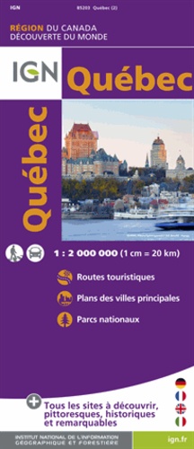  IGN - Québec - 1/2 000 000.