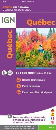 Québec. 1/1 500 000 3e édition