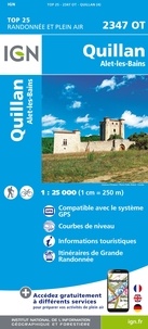  IGN - Quillan, Alet-les-Bains - 1/25 000.