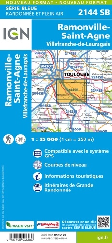 Ramonville-St-Agne, Villefranche-de-Lauragais. 1/25 000