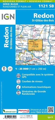 Redon St-Gildas-des-Bois. 1/25 000