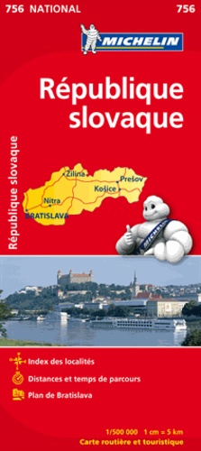  Michelin - République slovaque - 1/500 000.