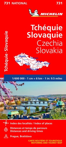  Michelin - République Tchèque / République Slovaque - 1/600 000.