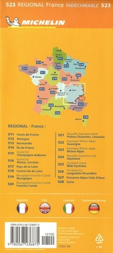 Rhône-Alpes, Auvergne-Rhône-Alpes. 1/200 000 - indéchirable  Edition 2019