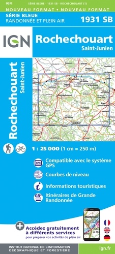 Rochechouart, St-Junien. 1/25 000