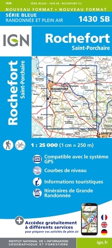 Rochefort, Saint-Porchaire. 1/25 000