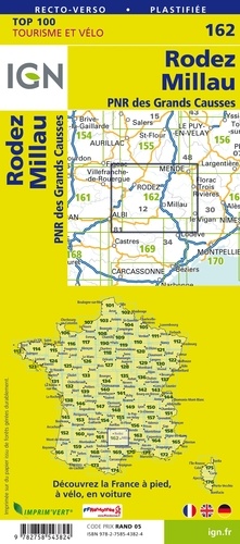 Rodez Millau. 1/100 000